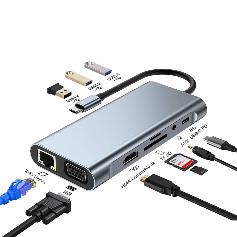 Multi-Function Type-C Docking Station Hub