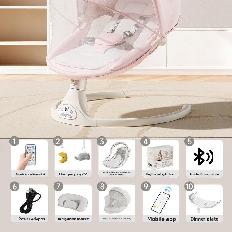 Baby Electric Rocking Chair with Bluetooth App Control
